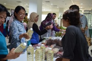 Bazar bahan pangan organik dari Asosiasi Pasar Tani Kabupaten Sleman
