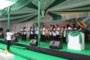 Paduan Suara membuka Peresmian Gedung Pascasarjana Tahir Foundation FKKMK UGM