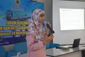 Penyampaian materi oleh oleh dr. Rizki Amalia Gumilang, Sp.JP