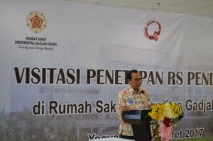 Sambutan Direktur Utama RS UGM – Prof.dr.Arif Faisal,Sp Rad (K).,DHSM