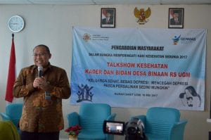Sambutan dan pembukaan Talkshow Kesehatan Direktur SDM & Akademik – dr. Arief Budiyanto, Ph.D., Sp.KK (K)