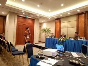 Bapak Yusuf Afandi, S.T Presentasi lomba PERSI AWARD - IHMA 2017