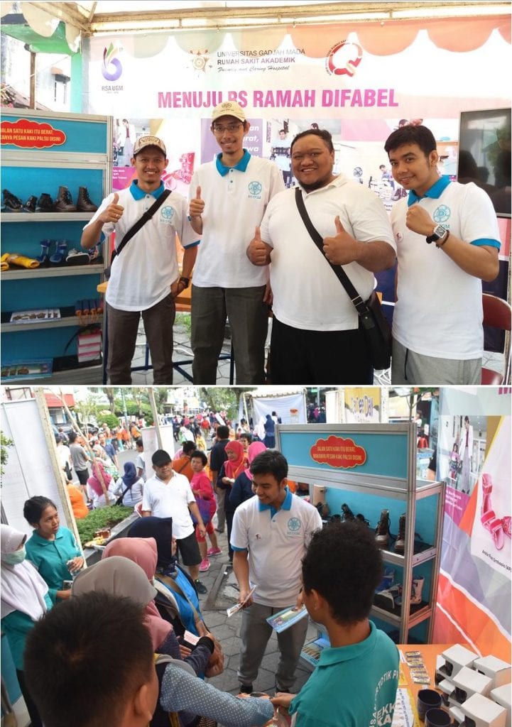 Booth bengkel ortotikprostetik RSA UGM