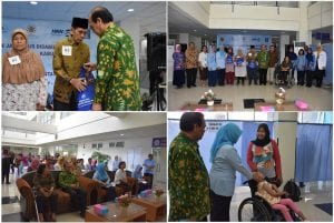 Penyerahan Kenang-kenangan dari RS UGM & Tinjauan Pelayanan