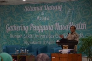 Prof.dr.Arif Faisal,Sp Rad (K).,DHSM menyampaikan sambutan dan membuka acara