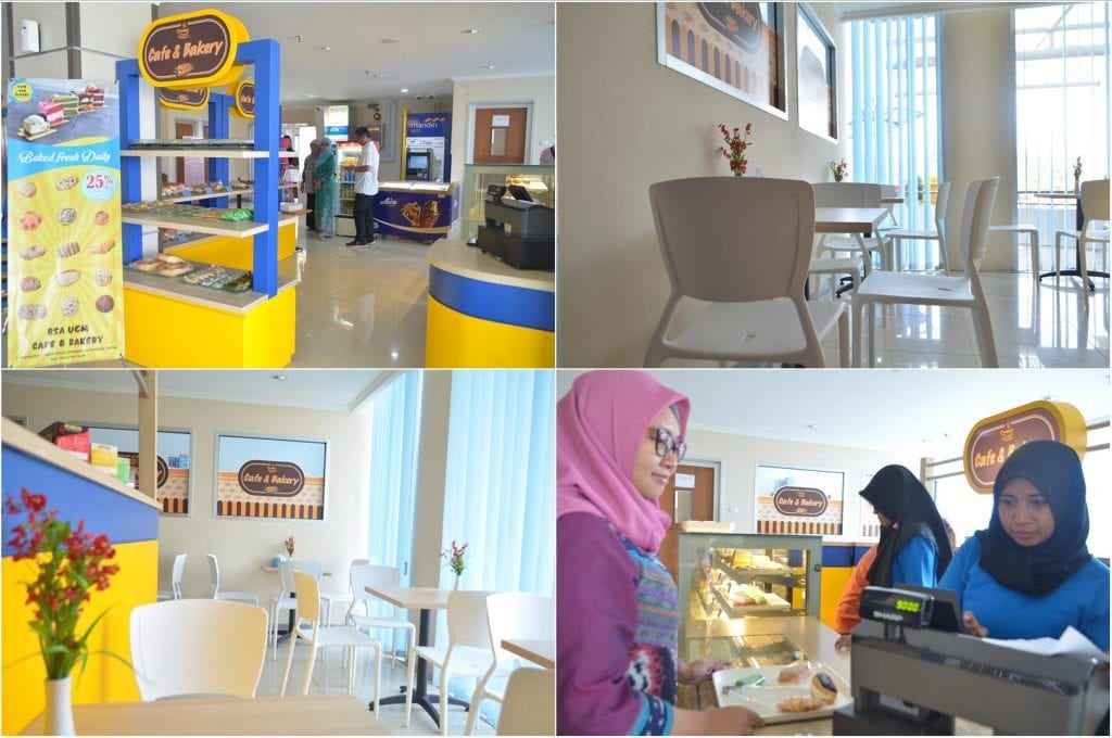 Cafe & Bakery RSA UGM yang bersih dan nyaman