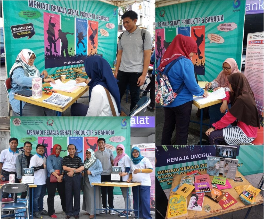 Booth konsultasi Kesehatan Remaja