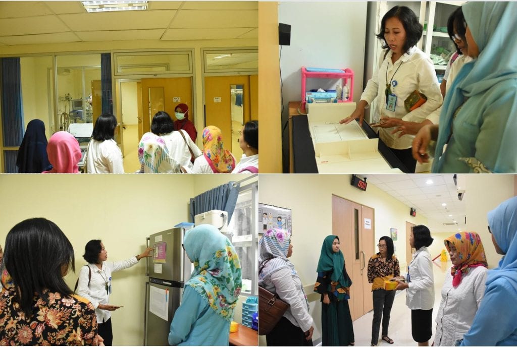 Kamar bersalin, NICU dan poli klinik Anak RSA UGM