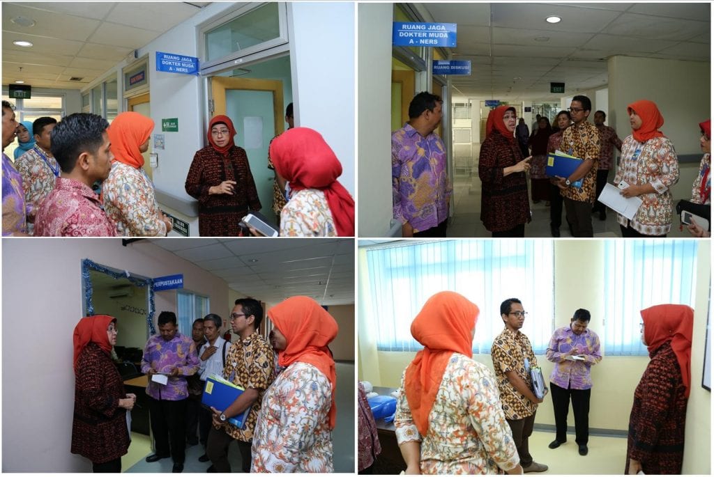 Visitasi di lapang tentang sarana penunjang pendidikan