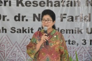 Penyampaian pesan kesan Menteri Kesehatan kepada RSA UGM