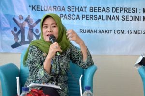 Sesi Diskusi bersama Ibu Melina Dian Kusumadewi, S.Psi., Psikolog, MA - Psikolog Klinis RS UGM