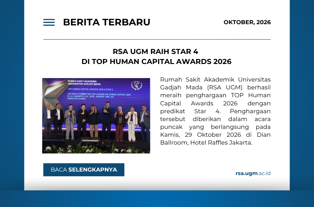 RSA UGM Raih Star 4 di TOP Human Capital Awards 2026