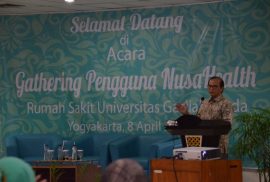 Prof.dr.Arif Faisal,Sp Rad (K).,DHSM menyampaikan sambutan dan membuka acara