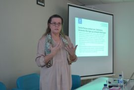 Pemberian kuliah oleh Kristina Rosengren, RN., Ph.D