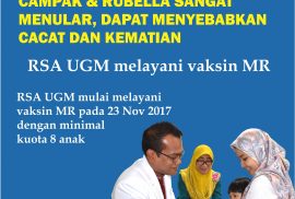 Vaksin MR di RSA UGM