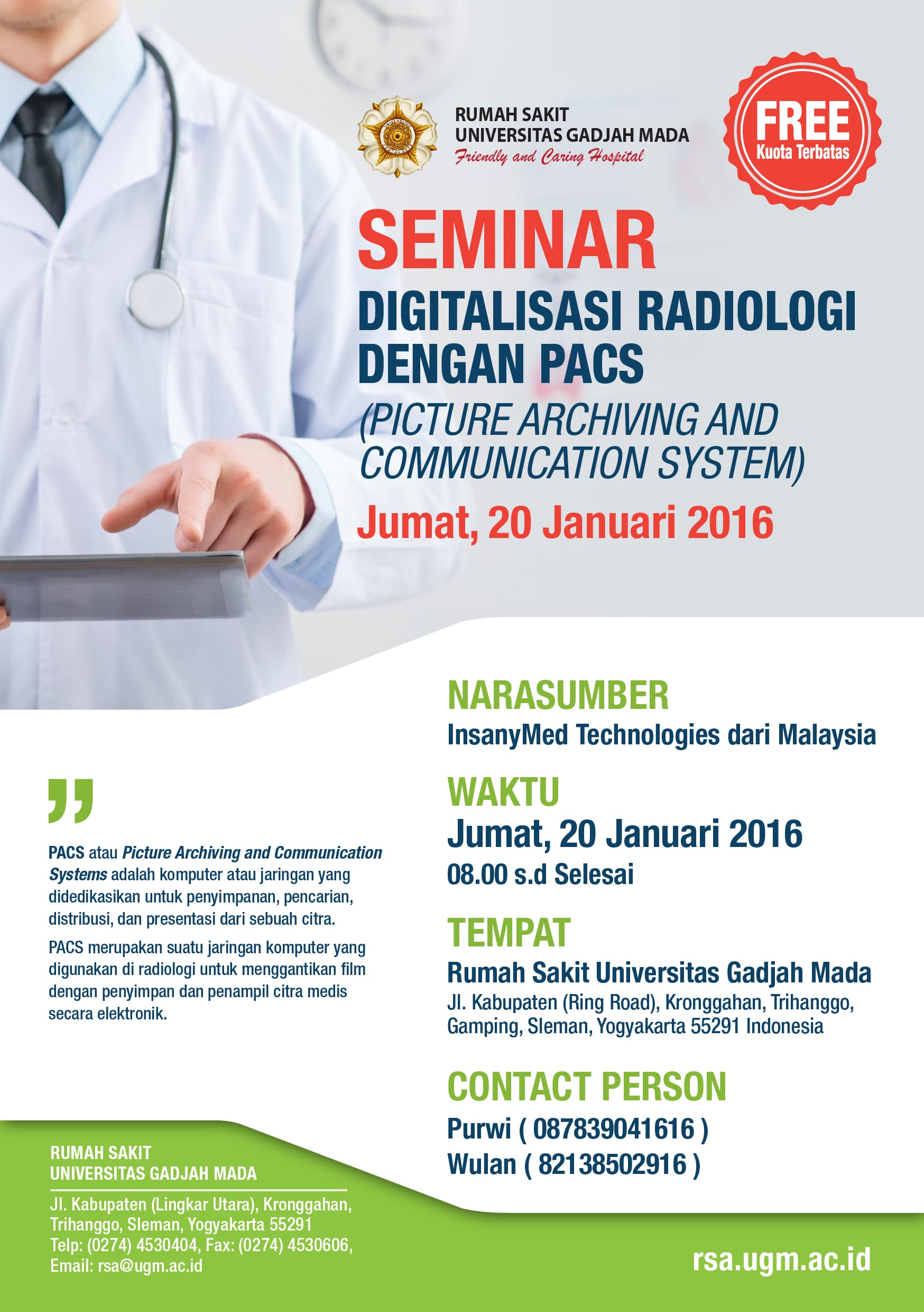 seminar PACS di Rumah Sakit UGM